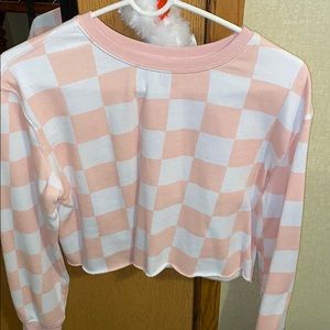 Size large crop top long sleeve